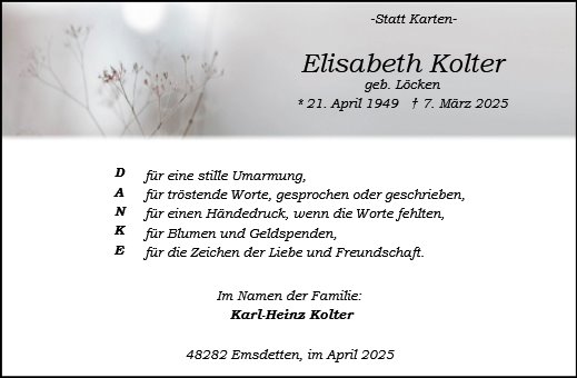 Elisabeth Kolter