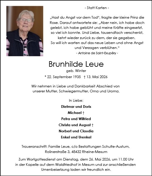 Brunhilde Leue