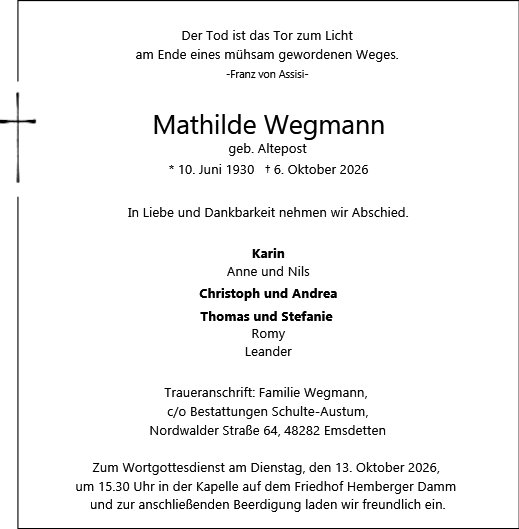 Mathilde Wegmann