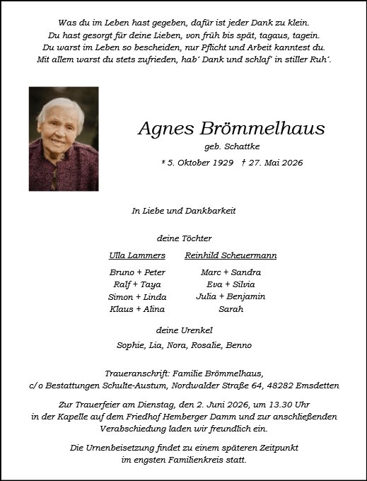 Agnes Brömmelhaus