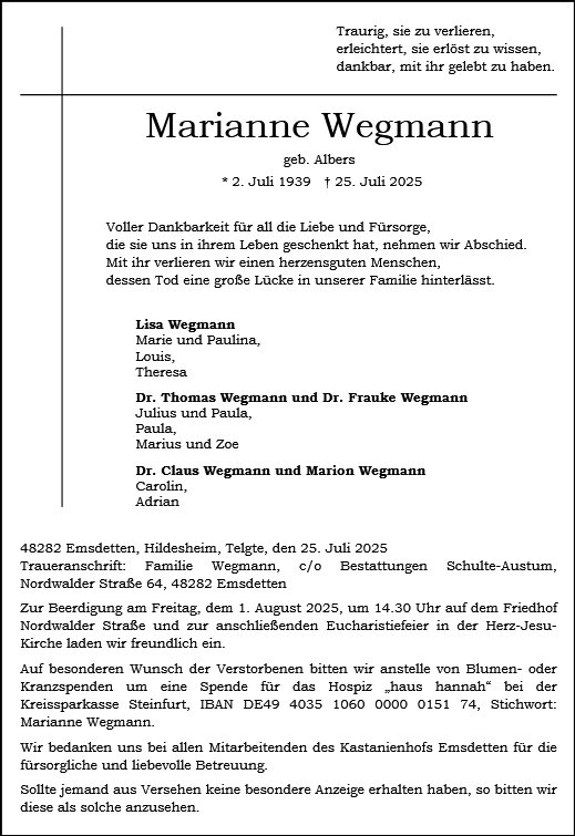 Marianne Wegmann