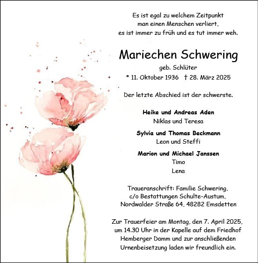 Mariechen Schwering