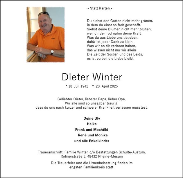 Dieter Winter