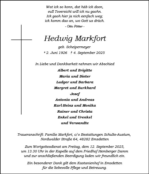 Hedwig Markfort