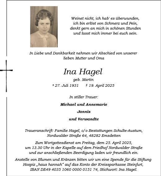 Ina Hagel 