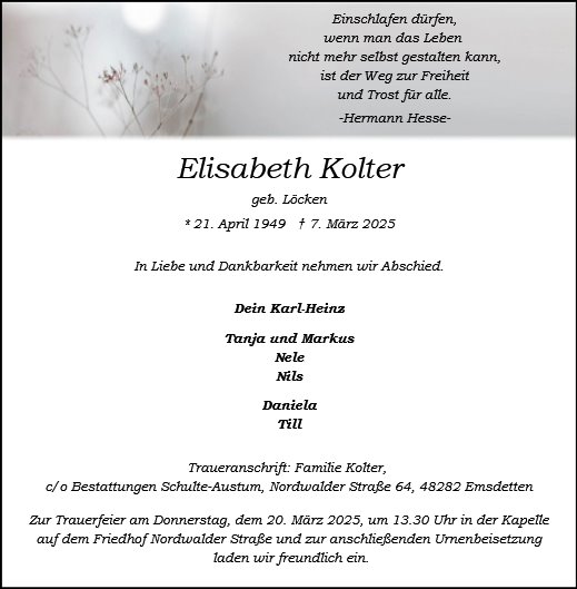 Elisabeth Kolter